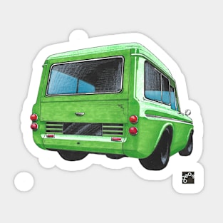 Geo3Doodles Hillman (Just) Husky Doodle Sticker